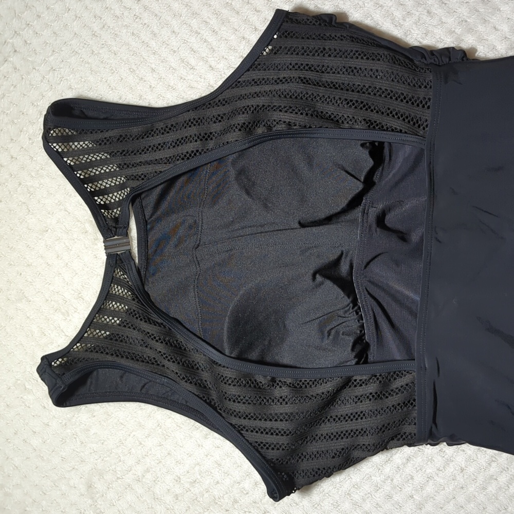 Cupshe Black Backless Tummy Control One Piece Swimsuit - Picture 7 of 10